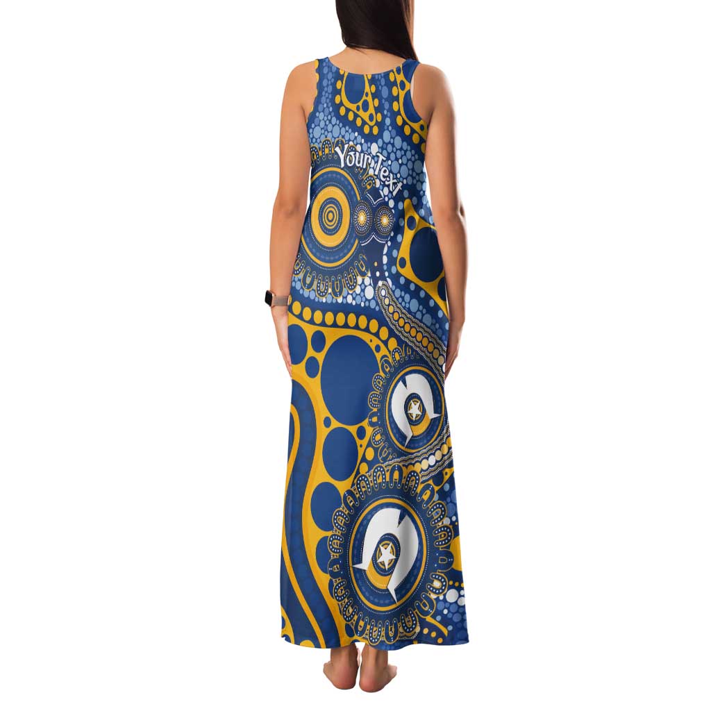 Eels NAIDOC Week 2026 Personalised Tank Maxi Dress 50 Years of Deadly Aboriginal Art