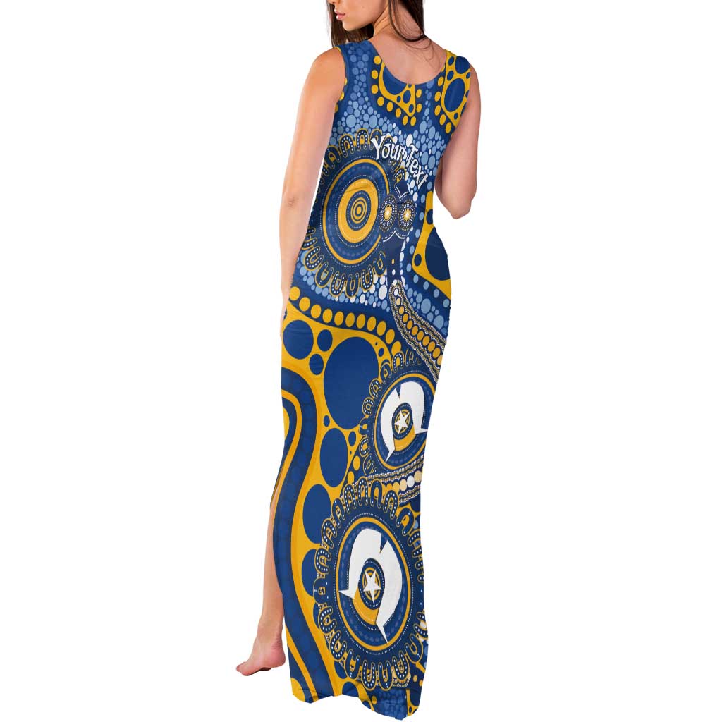 Eels NAIDOC Week 2026 Personalised Tank Maxi Dress 50 Years of Deadly Aboriginal Art