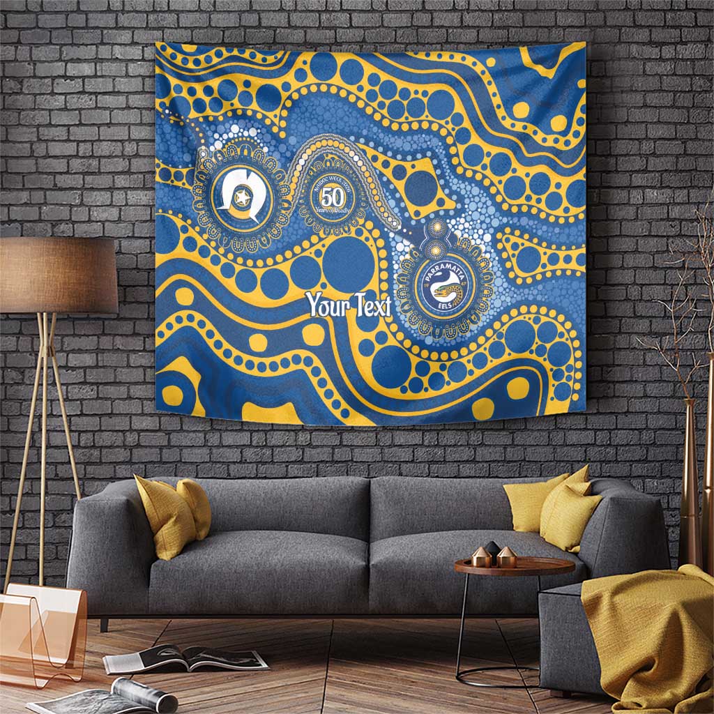 Eels NAIDOC Week 2026 Personalised Tapestry 50 Years of Deadly Aboriginal Art