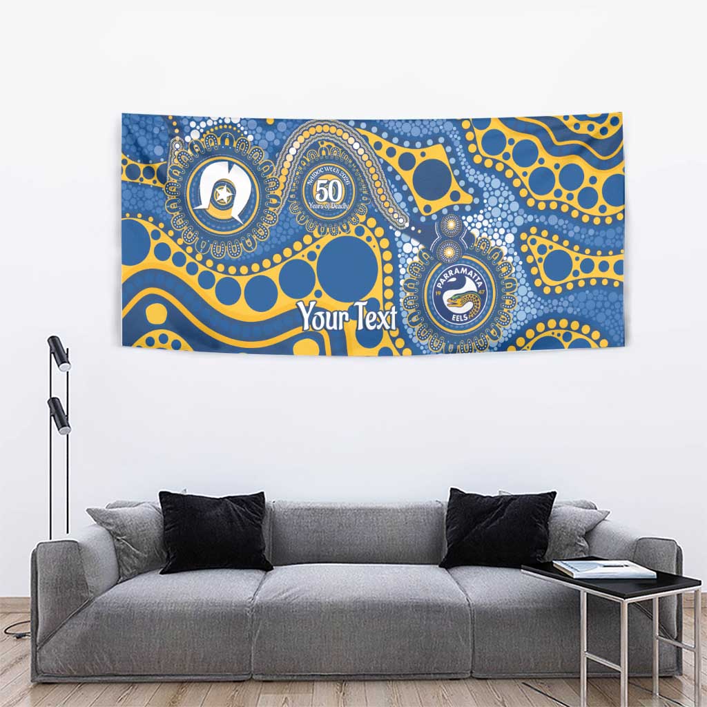 Eels NAIDOC Week 2026 Personalised Tapestry 50 Years of Deadly Aboriginal Art