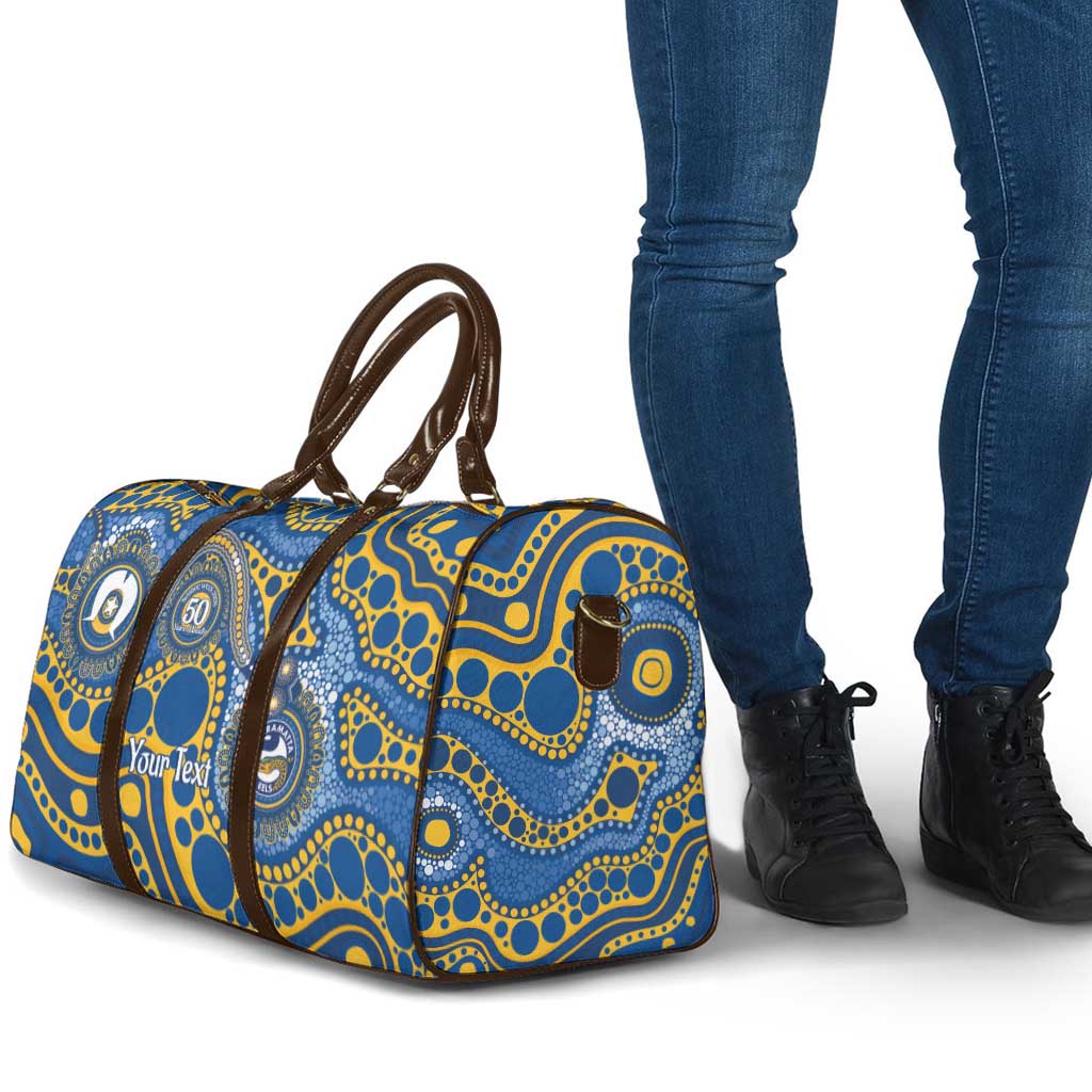 Eels NAIDOC Week 2026 Personalised Travel Bag 50 Years of Deadly Aboriginal Art