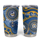 Eels NAIDOC Week 2026 Personalised Tumbler Cup 50 Years of Deadly Aboriginal Art