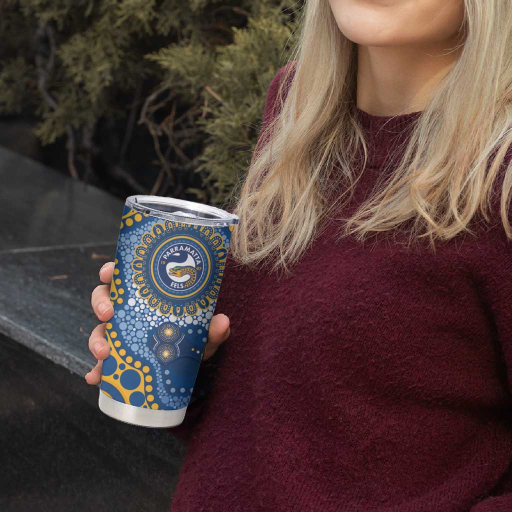 Eels NAIDOC Week 2026 Personalised Tumbler Cup 50 Years of Deadly Aboriginal Art