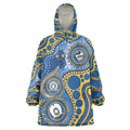 Eels NAIDOC Week 2026 Personalised Wearable Blanket Hoodie 50 Years of Deadly Aboriginal Art