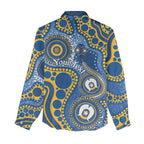 Eels NAIDOC Week 2026 Personalised Women Casual Shirt 50 Years of Deadly Aboriginal Art