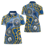 Eels NAIDOC Week 2026 Personalised Women Polo Shirt 50 Years of Deadly Aboriginal Art