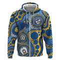 Eels NAIDOC Week 2026 Personalised Zip Hoodie 50 Years of Deadly Aboriginal Art