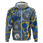Eels NAIDOC Week 2026 Personalised Zip Hoodie 50 Years of Deadly Aboriginal Art