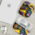 Roosters NAIDOC Week 2026 Personalised AirPods Case 50 Years of Deadly Aboriginal Art