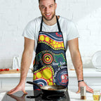 Roosters NAIDOC Week 2026 Personalised Apron 50 Years of Deadly Aboriginal Art