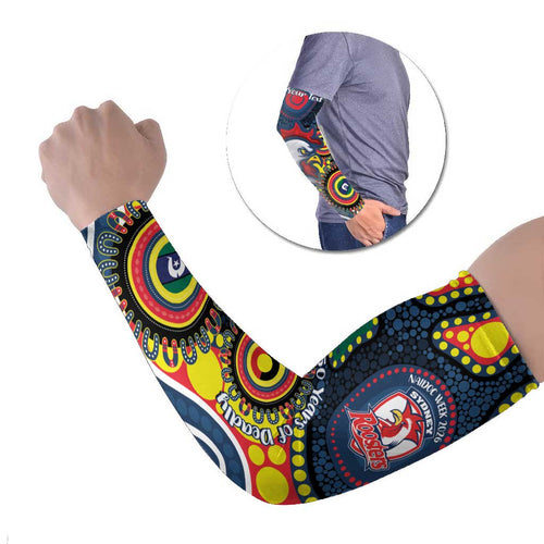 Roosters NAIDOC Week 2026 Personalised Arm Sleeves 50 Years of Deadly Aboriginal Art