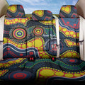 Roosters NAIDOC Week 2026 Personalised Back Car Seat Cover 50 Years of Deadly Aboriginal Art