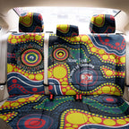 Roosters NAIDOC Week 2026 Personalised Back Car Seat Cover 50 Years of Deadly Aboriginal Art