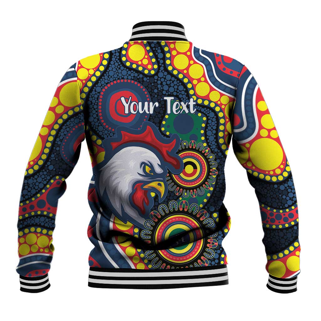 Roosters NAIDOC Week 2026 Personalised Baseball Jacket 50 Years of Deadly Aboriginal Art