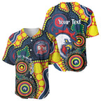 Roosters NAIDOC Week 2026 Personalised Baseball Jersey 50 Years of Deadly Aboriginal Art