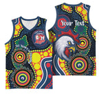 Roosters NAIDOC Week 2026 Personalised Basketball Jersey 50 Years of Deadly Aboriginal Art