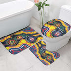 Roosters NAIDOC Week 2026 Personalised Bathroom Set 50 Years of Deadly Aboriginal Art