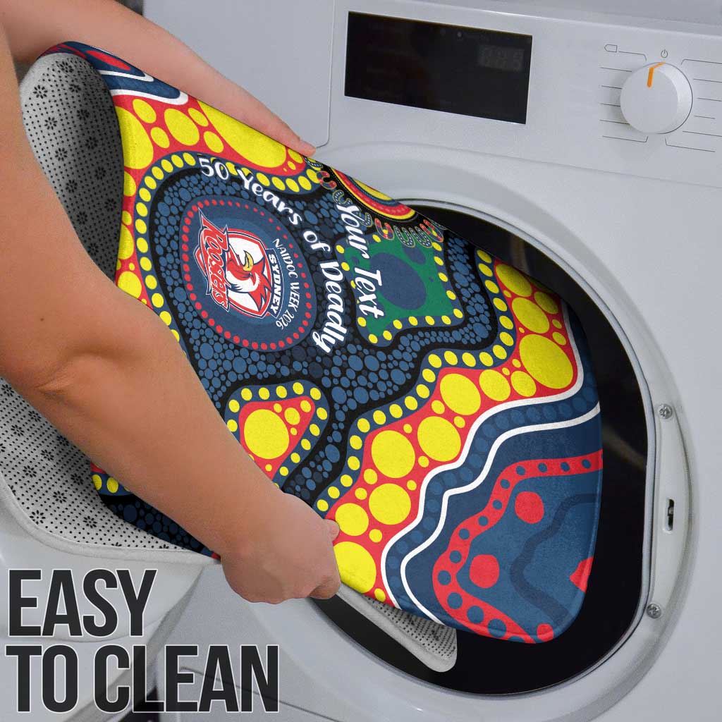 Roosters NAIDOC Week 2026 Personalised Bathroom Set 50 Years of Deadly Aboriginal Art