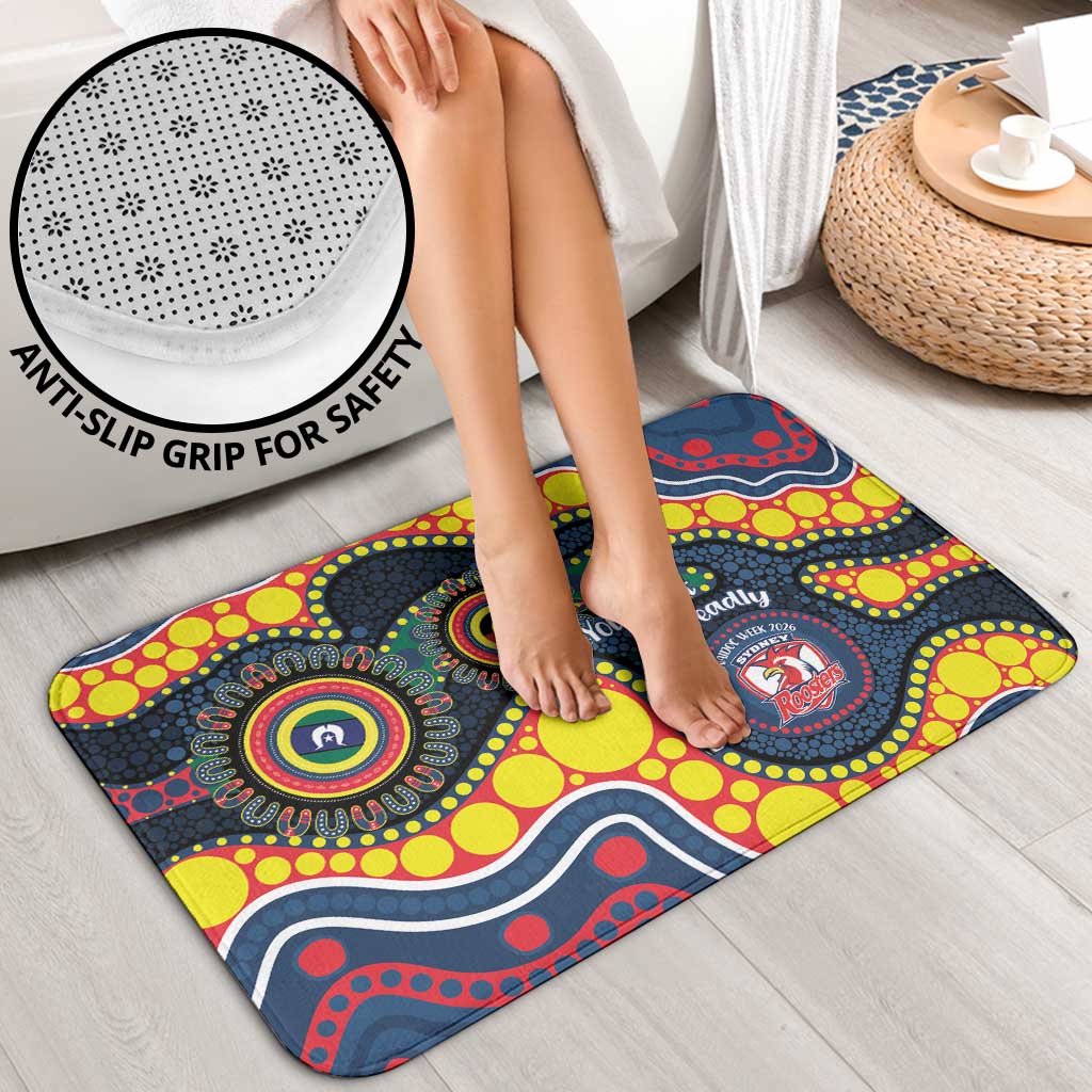 Roosters NAIDOC Week 2026 Personalised Bathroom Set 50 Years of Deadly Aboriginal Art