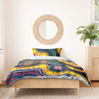 Roosters NAIDOC Week 2026 Personalised Bedding Set 50 Years of Deadly Aboriginal Art