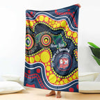 Roosters NAIDOC Week 2026 Personalised Blanket 50 Years of Deadly Aboriginal Art