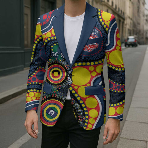Roosters NAIDOC Week 2026 Personalised Blazer 50 Years of Deadly Aboriginal Art