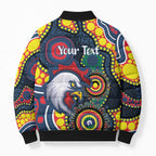 Roosters NAIDOC Week 2026 Personalised Bomber Puffer Jacket 50 Years of Deadly Aboriginal Art