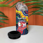 Roosters NAIDOC Week 2026 Personalised 4 in 1 Can Cooler Tumbler 50 Years of Deadly Aboriginal Art