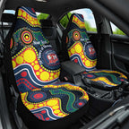 Roosters NAIDOC Week 2026 Personalised Car Seat Cover 50 Years of Deadly Aboriginal Art