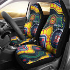 Roosters NAIDOC Week 2026 Personalised Car Seat Cover 50 Years of Deadly Aboriginal Art