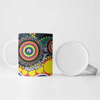 Roosters NAIDOC Week 2026 Personalised Ceramic Mug 50 Years of Deadly Aboriginal Art
