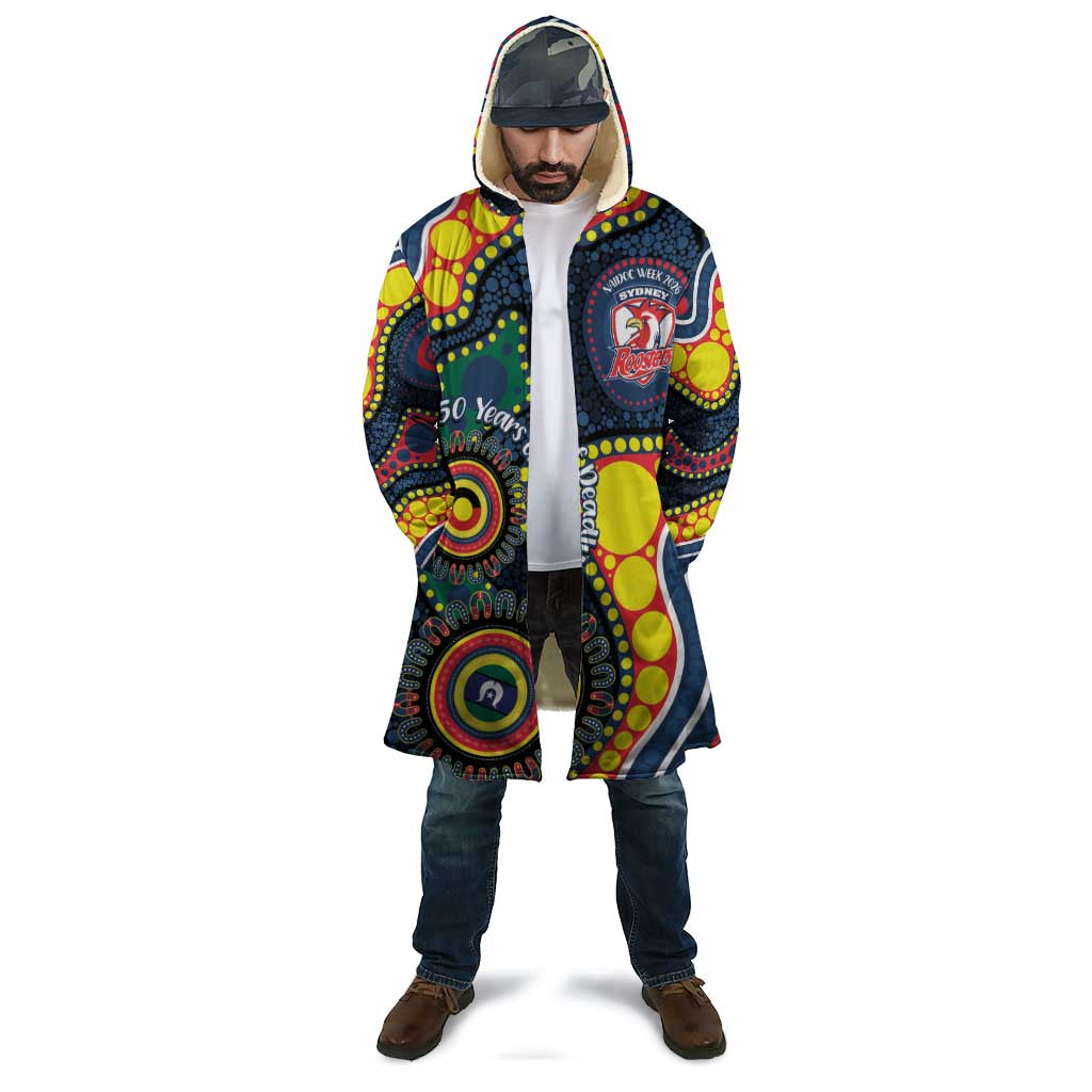 Roosters NAIDOC Week 2026 Personalised Cloak 50 Years of Deadly Aboriginal Art