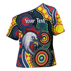 Roosters NAIDOC Week 2026 Personalised Cross Shoulder Shirt 50 Years of Deadly Aboriginal Art