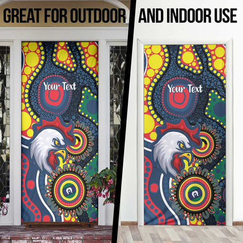 Roosters NAIDOC Week 2026 Personalised Door Cover 50 Years of Deadly Aboriginal Art