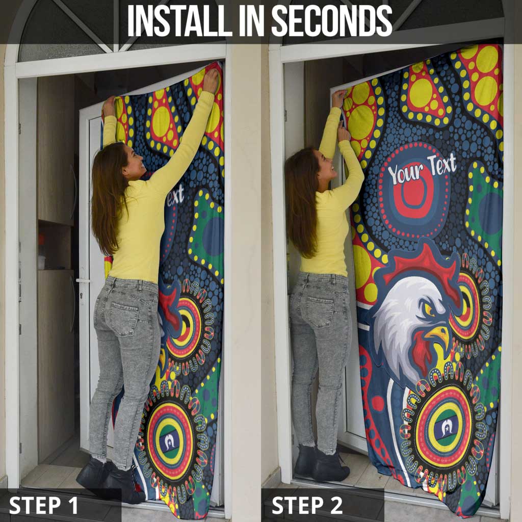 Roosters NAIDOC Week 2026 Personalised Door Cover 50 Years of Deadly Aboriginal Art