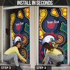 Roosters NAIDOC Week 2026 Personalised Door Cover 50 Years of Deadly Aboriginal Art