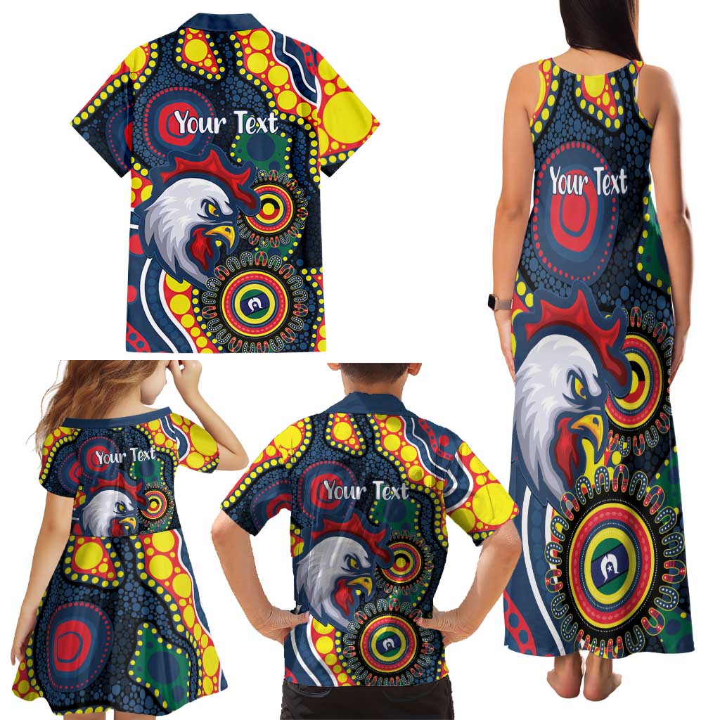 Roosters NAIDOC Week 2026 Personalised Family Matching Tank Maxi Dress and Hawaiian Shirt 50 Years of Deadly Aboriginal Art
