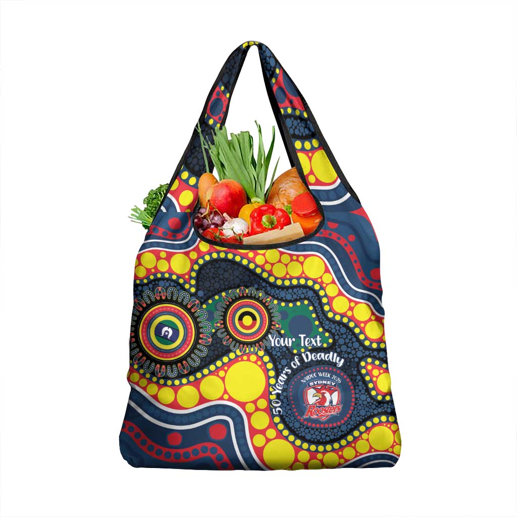 Roosters NAIDOC Week 2026 Personalised Grocery Bag 50 Years of Deadly Aboriginal Art