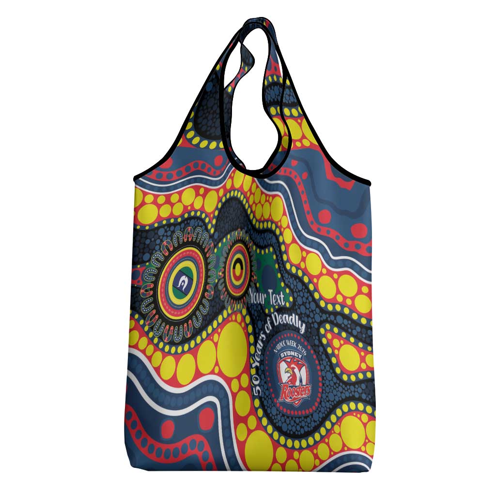 Roosters NAIDOC Week 2026 Personalised Grocery Bag 50 Years of Deadly Aboriginal Art