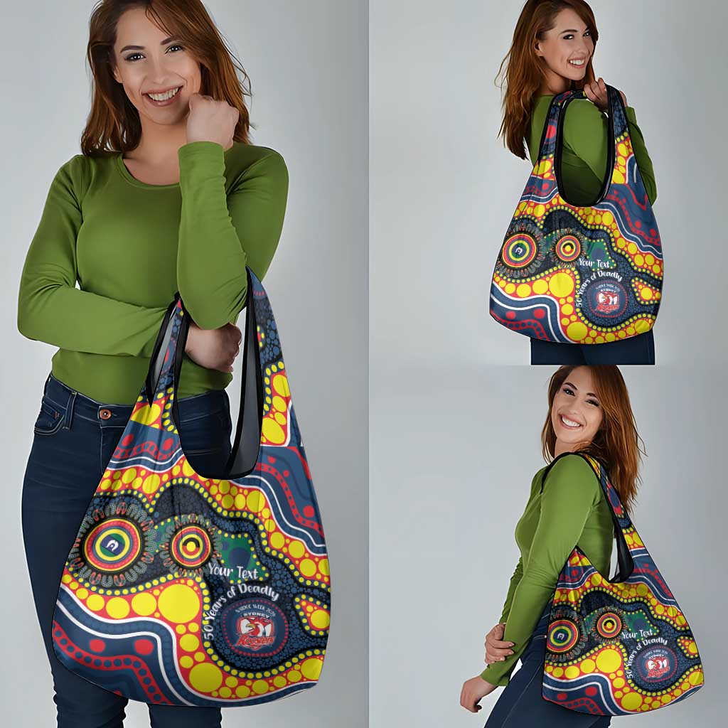 Roosters NAIDOC Week 2026 Personalised Grocery Bag 50 Years of Deadly Aboriginal Art