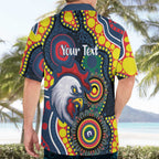 Roosters NAIDOC Week 2026 Personalised Hawaiian Shirt 50 Years of Deadly Aboriginal Art