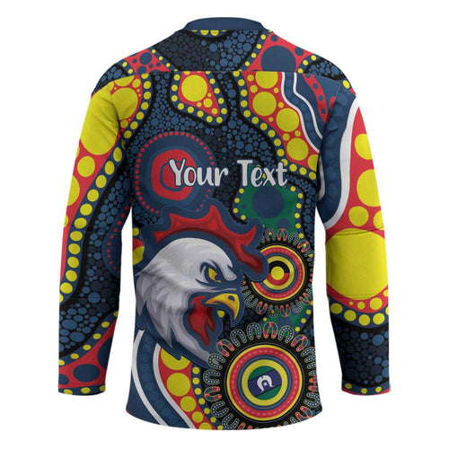 Roosters NAIDOC Week 2026 Personalised Hockey Jersey 50 Years of Deadly Aboriginal Art