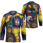 Roosters NAIDOC Week 2026 Personalised Hockey Jersey 50 Years of Deadly Aboriginal Art