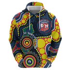 Roosters NAIDOC Week 2026 Personalised Hoodie 50 Years of Deadly Aboriginal Art