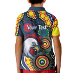 Roosters NAIDOC Week 2026 Personalised Kid Polo Shirt 50 Years of Deadly Aboriginal Art