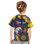 Roosters NAIDOC Week 2026 Personalised Kid T Shirt 50 Years of Deadly Aboriginal Art
