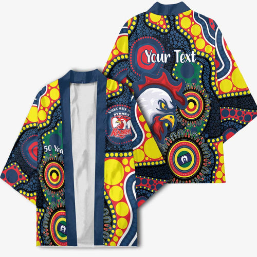 Roosters NAIDOC Week 2026 Personalised Kimono 50 Years of Deadly Aboriginal Art