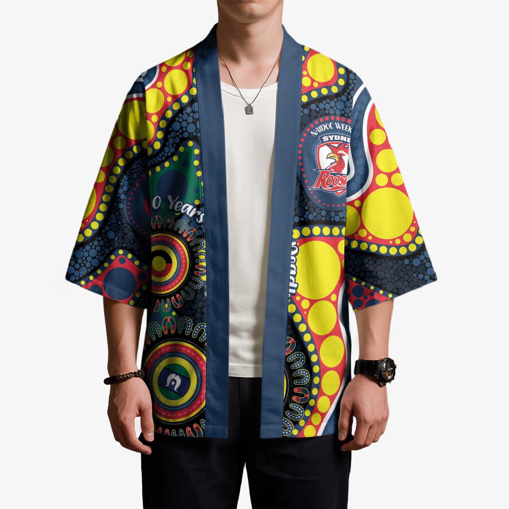 Roosters NAIDOC Week 2026 Personalised Kimono 50 Years of Deadly Aboriginal Art