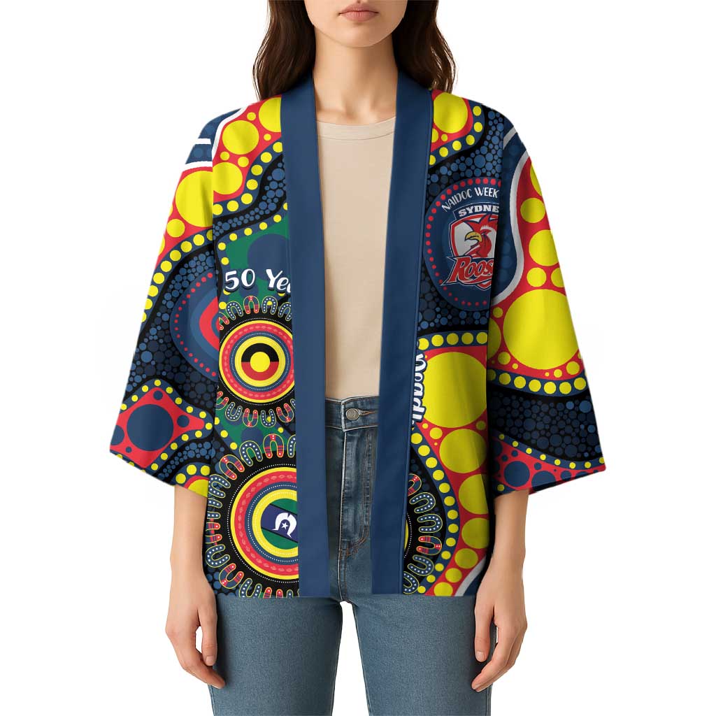 Roosters NAIDOC Week 2026 Personalised Kimono 50 Years of Deadly Aboriginal Art