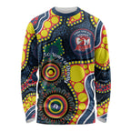 Roosters NAIDOC Week 2026 Personalised Long Sleeve Shirt 50 Years of Deadly Aboriginal Art